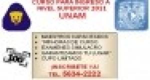 Cursos para Examenes de Ingreso Unam, Ipn y Uam